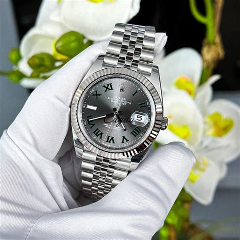 rolex wimbledon - datejust 41|rolex datejust 41 price.